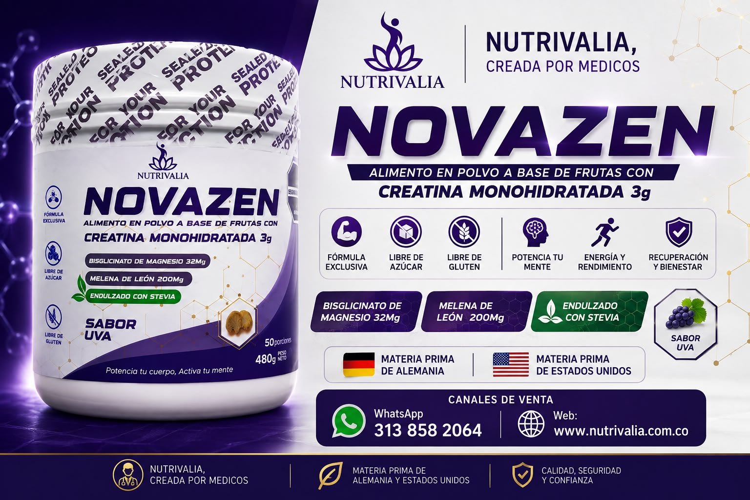 Novazen (Creatina Funcional) - Image 4